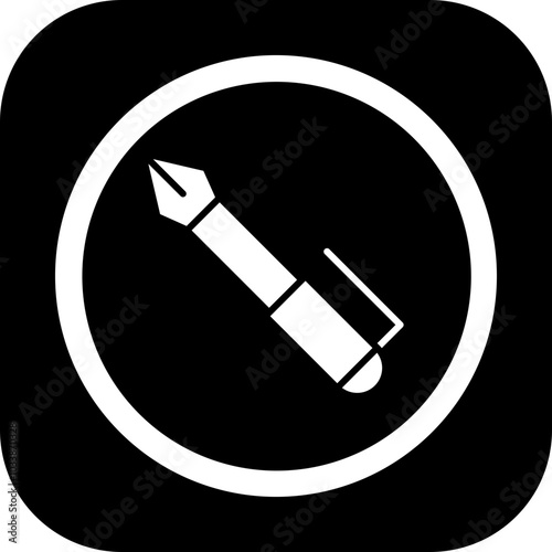 Fountain Pen Icon Design