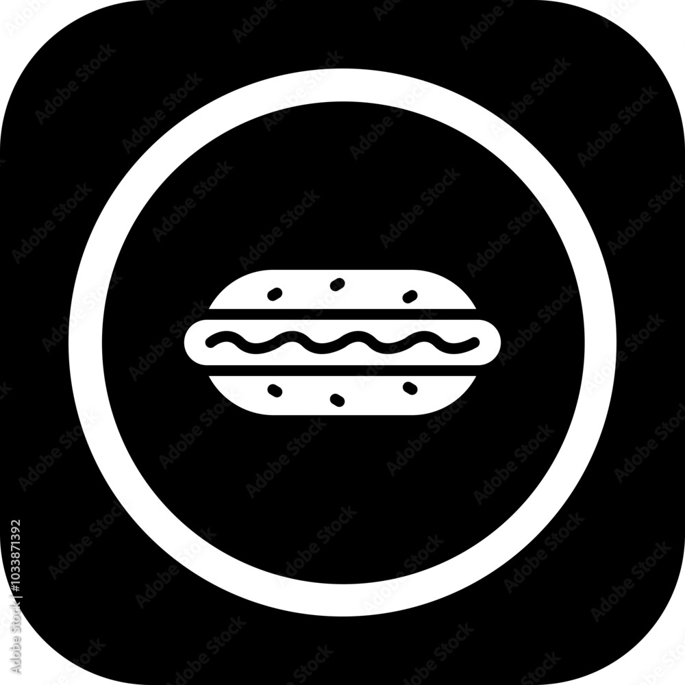 Hot Dog Icon Design Hot Dog Icon Design