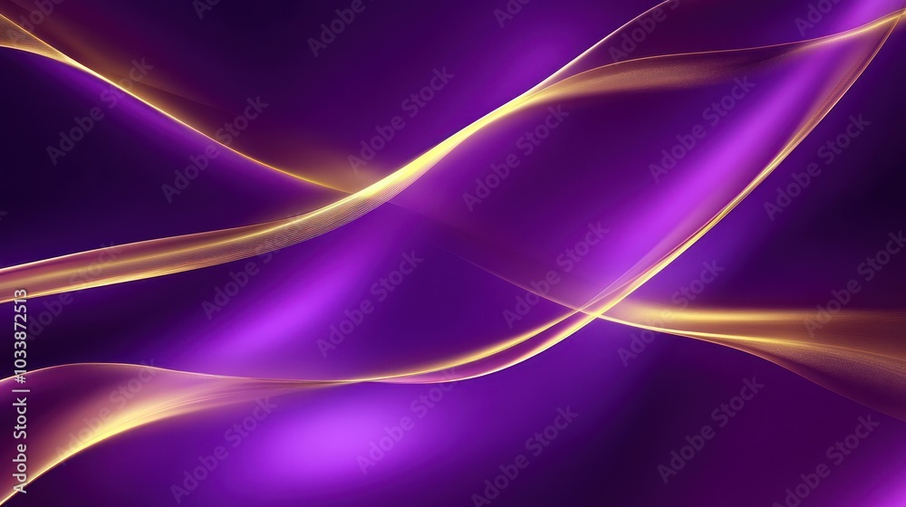 Abstract Purple and Gold Background Abstract Purple and Gold Background
