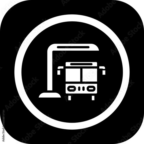 Bus Station Icon Design