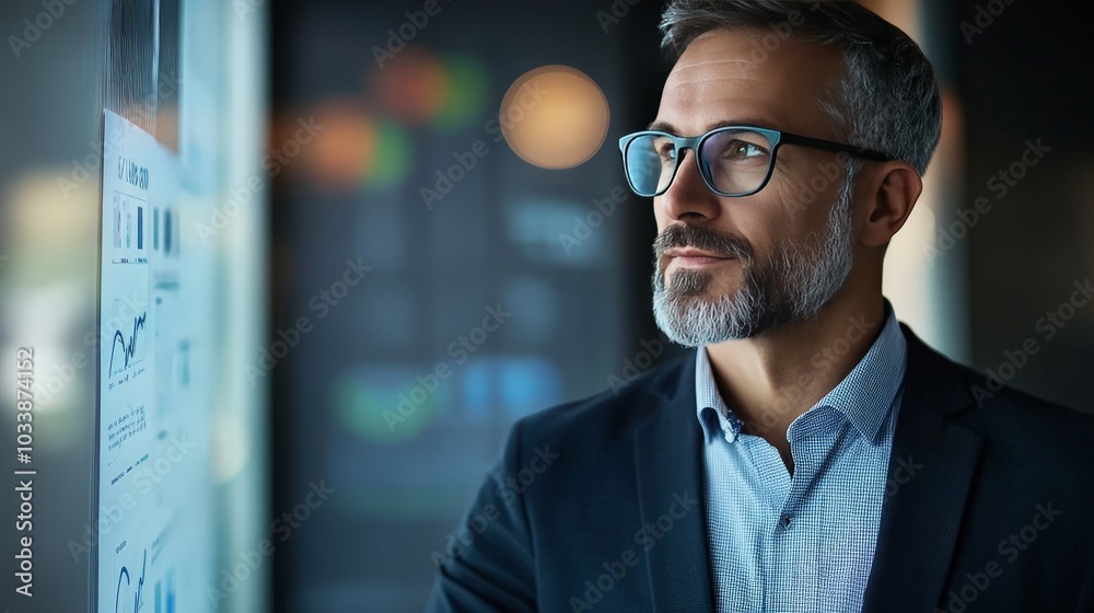 A dynamic shot of a veteran business owner presenting their business model to potential investors, emphasizing reliability and commitment A dynamic shot of a veteran business owner presenting their business model to potential investors, emphasizing reliability and commitment