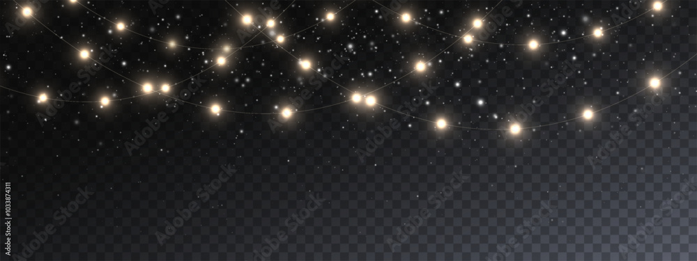 The Christmas garlands are available in a transparent vector background format. This set of Christmas glowing garlands is suitable for use in advertising invitations, web banners and postcards. The Christmas garlands are available in a transparent vector background format. This set of Christmas glowing garlands is suitable for use in advertising invitations, web banners and postcards.