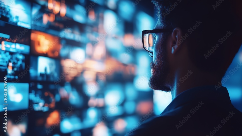 A dynamic shot of an online entrepreneur attending a virtual business conference, networking and learning from other professionals A dynamic shot of an online entrepreneur attending a virtual business conference, networking and learning from other professionals
