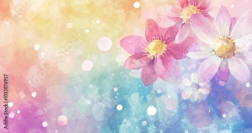 水彩 パステル 背景画像