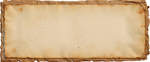 Old parchment background with copy space, ideal for historical documents and ancestral memory