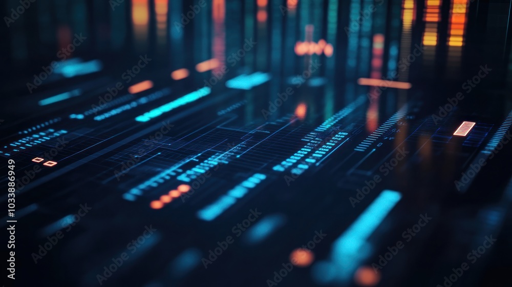 Digital Interface Design - Futuristic Technology Digital Interface Design - Futuristic Technology
