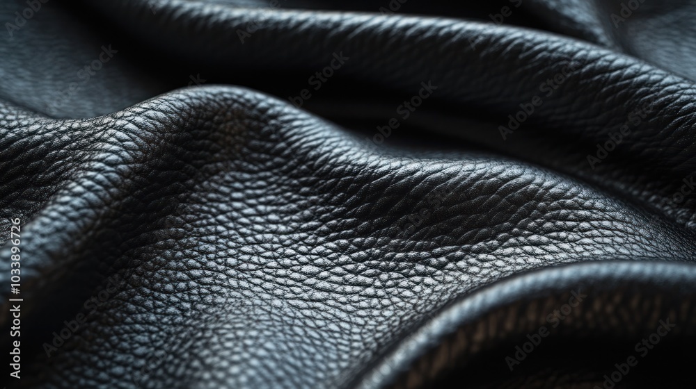detailed macro image of genuine leather featuring a rich black hue detailed macro image of genuine leather featuring a rich black hue