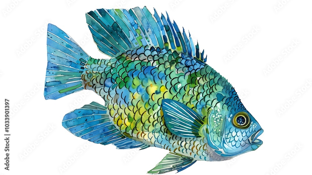 fish isolated on white background fish isolated on white background