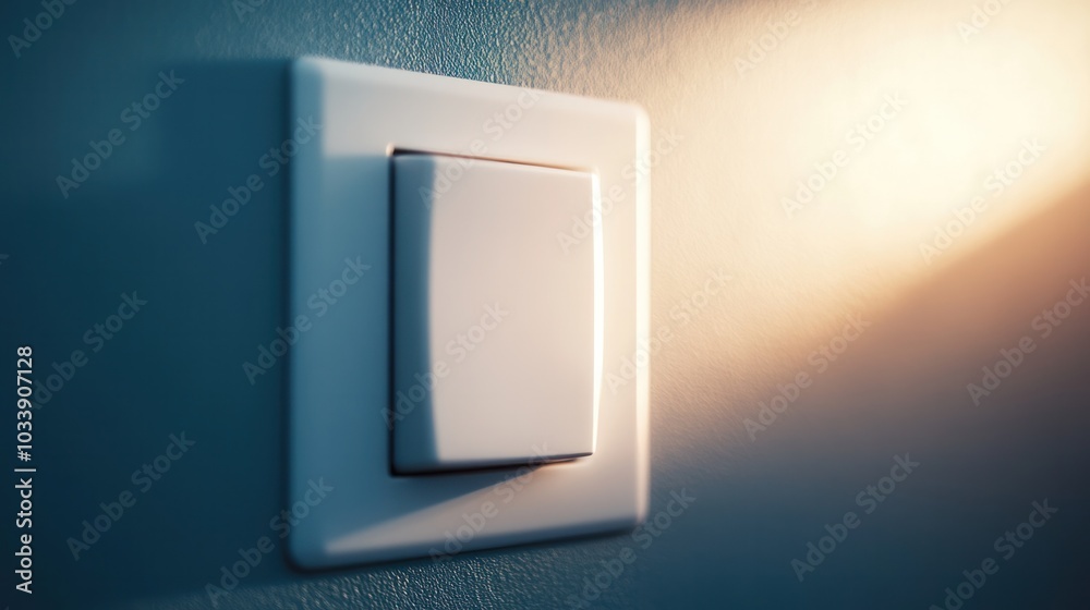 White light switch with ambient lighting White light switch with ambient lighting