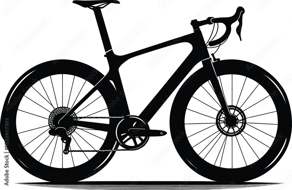 Obraz premium bicycle isolated on white background