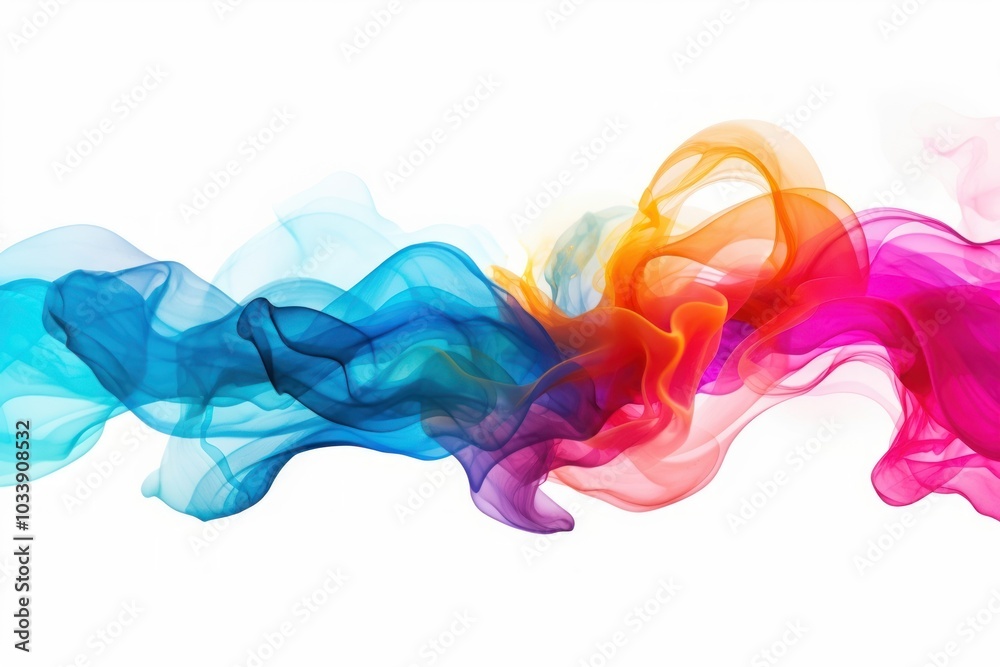 Colourful smoke white background lightweight. Colourful smoke white background lightweight.