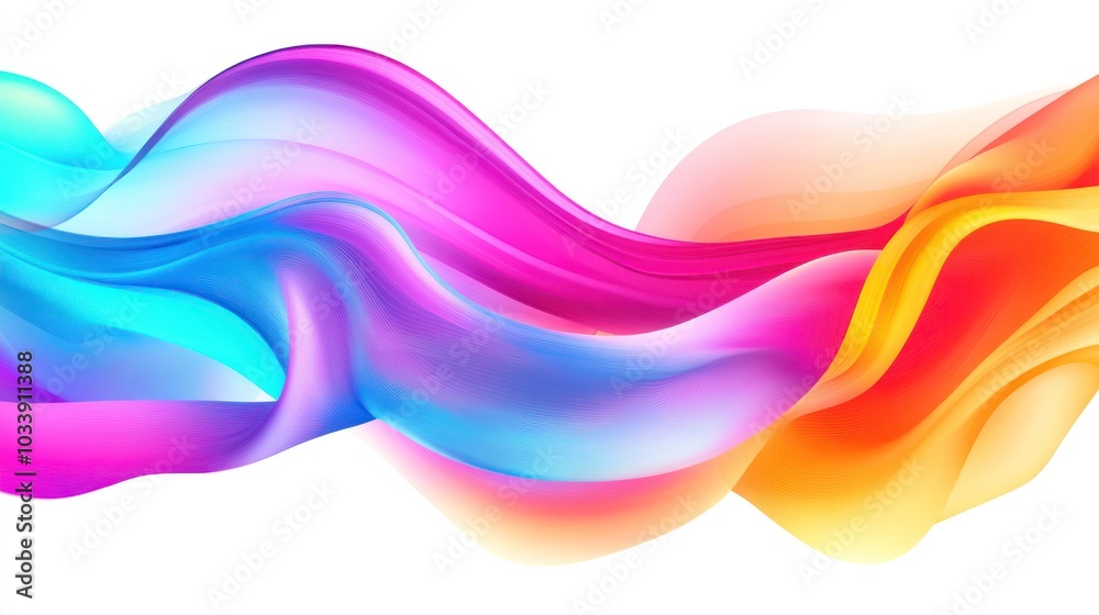 Abstract Colorful Fluid Swirl Abstract Colorful Fluid Swirl