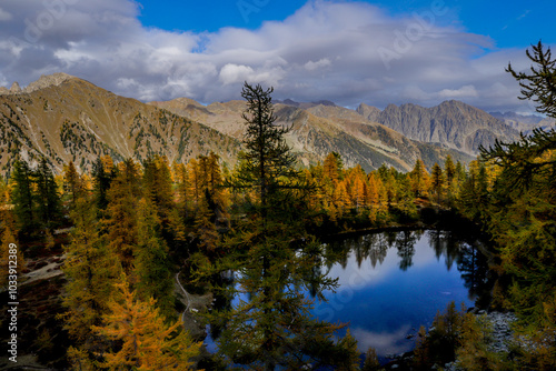 Couleurs automnales en montagne