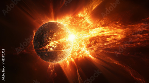 Sun. Global warming. Magnetic storm on the sun