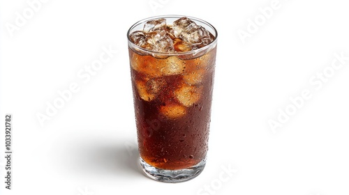 Cola with Ice Cubes