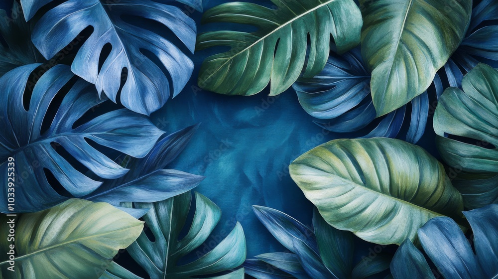 Tropical Leaf Frame Tropical Leaf Frame
