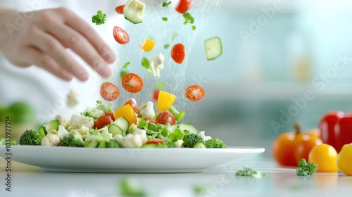 Create Wholesome Delight with Colorful Vegetarian Ingredients