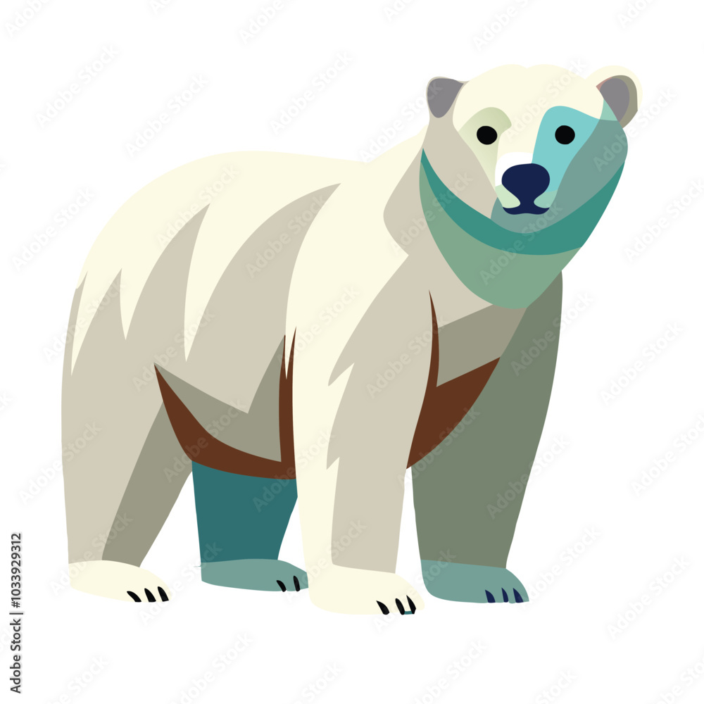 Fototapeta premium polar bear best vector design ai eps file download.