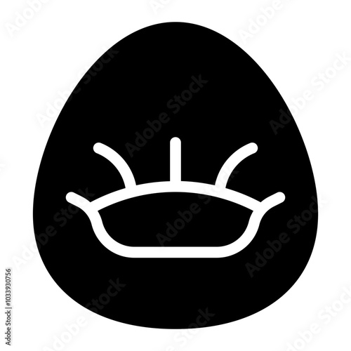 beanbag glyph icon