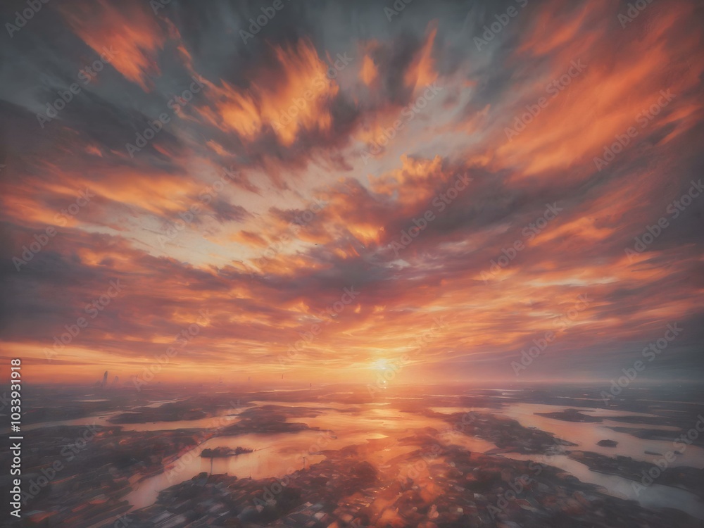 A bright sunset orange backdrop with a textured, painterly effect, capturing the warmth and intensity of a summer evening A bright sunset orange backdrop with a textured, painterly effect, capturing the warmth and intensity of a summer evening