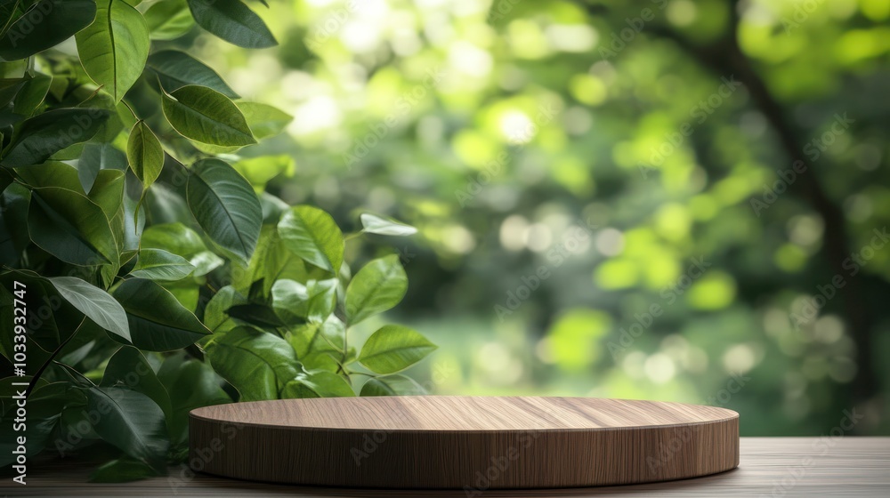 beautifully crafted wooden podium serves as a display stand