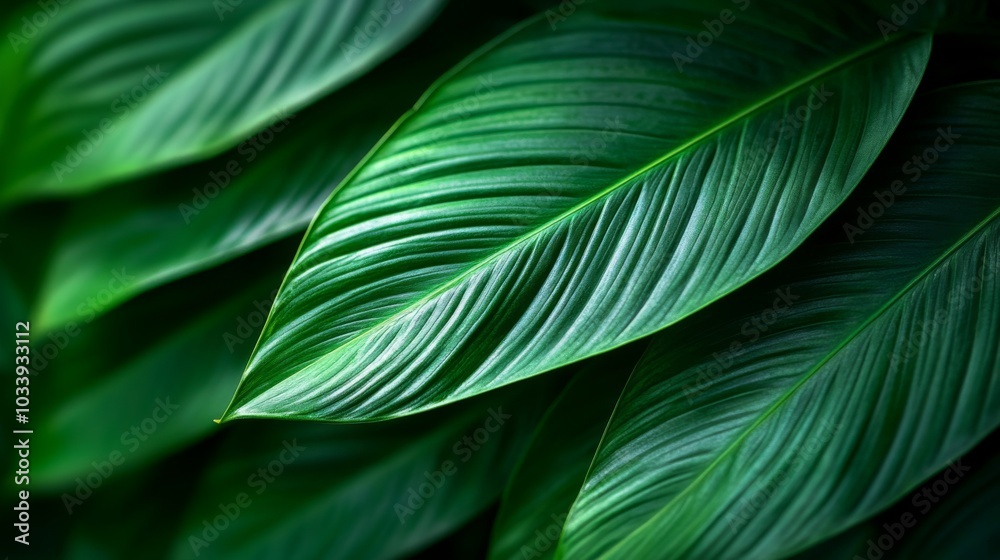 Lush Green Leaf Texture Lush Green Leaf Texture