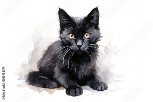 Mammal animal kitten black.