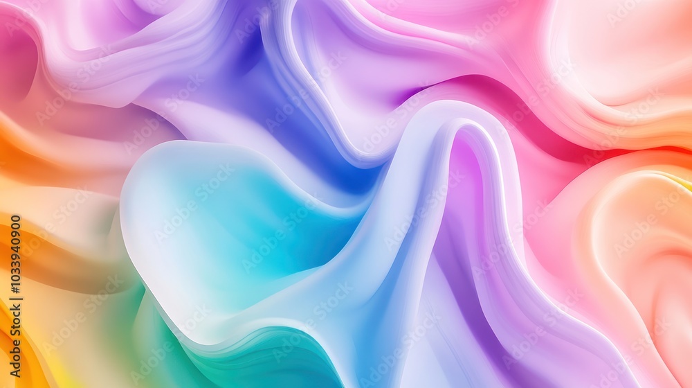 Abstract Rainbow Swirls Abstract Rainbow Swirls