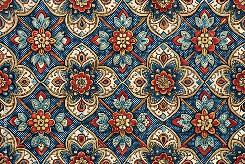 Abstract pattern textile fabric