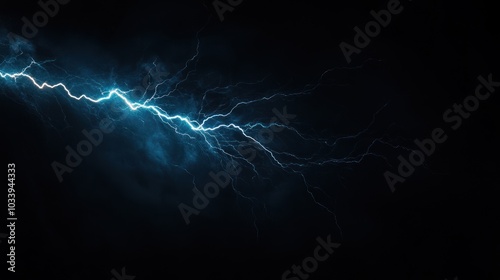 Wallpaper Mural Lightning Strike in the Night Sky Torontodigital.ca