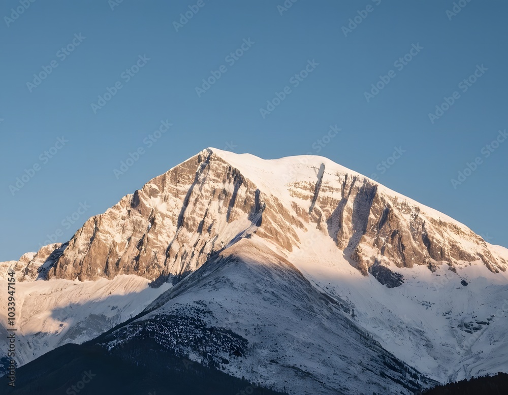 Ice berg glaciers snow fall covered mountains in winter blue clear sky Ice berg glaciers snow fall covered mountains in winter blue clear sky