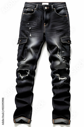 cargo style jeans pants