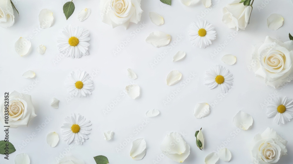 White Floral Pattern White Floral Pattern