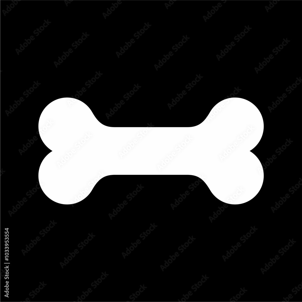 Dog Bone silhouette. Design image Dog Bone silhouette. Design image
