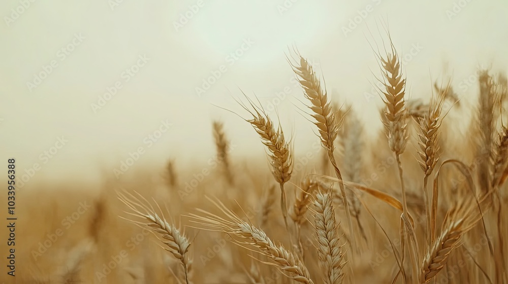 Beautiful Wheat Field, Generative AI Beautiful Wheat Field, Generative AI