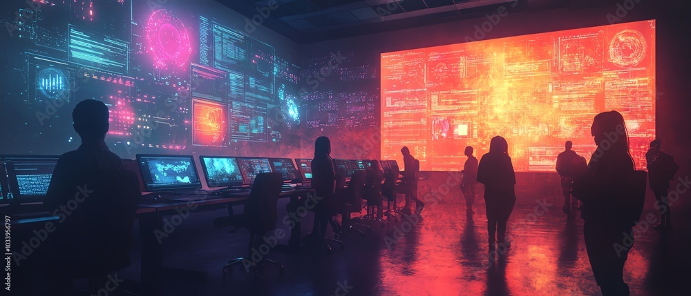 Engaging scene of a virtual classroom setting, where learners interact with an online education platform featuring a wide array of digital tools and resources Engaging scene of a virtual classroom setting, where learners interact with an online education platform featuring a wide array of digital tools and resources