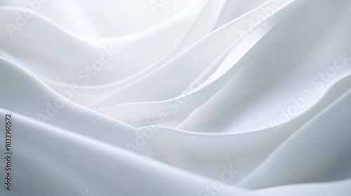 Abstract White Fabric Texture