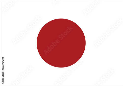 the flag of the country of Japan