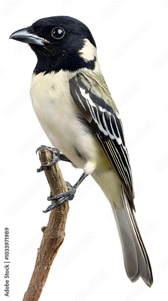Obraz premium Green Backed Bird on Transparent Background PNG, Pattern Background, Wallpaper, Cover and Screen of Smartphone, PC, Laptop, Transparent PNG