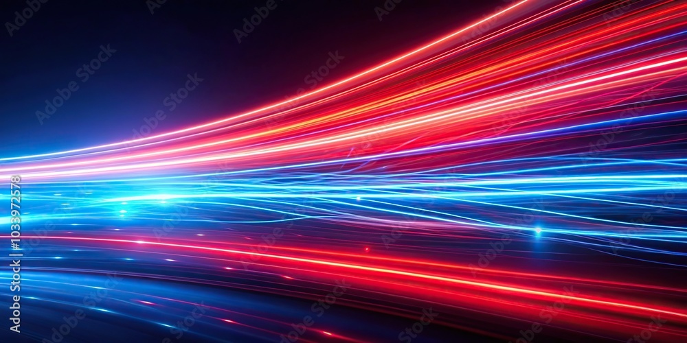 Abstract red and blue light trails background Medium Shot Abstract red and blue light trails background Medium Shot