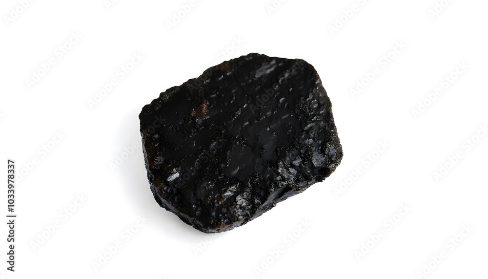 shilajit on white Background, close up of a shilajit isolated on white Background shilajit on white Background, close up of a shilajit isolated on white Background
