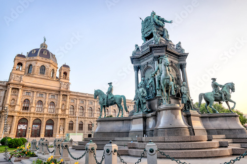 Vienna, Austria - July 23, 2024: The Maria Theresa Memorial in Vienna
 photo