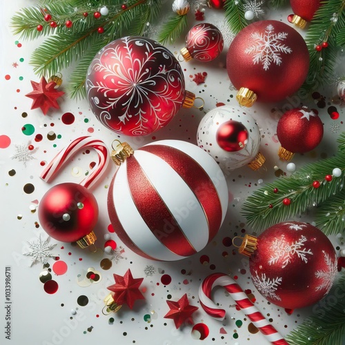 Christmas, candles, tree, christmas decor, christmas bird cardinal, christmas tree. holiday, red hat santa claus, magic, pine cones, christmas tree decorations, christmas balls, champagne glass, snow