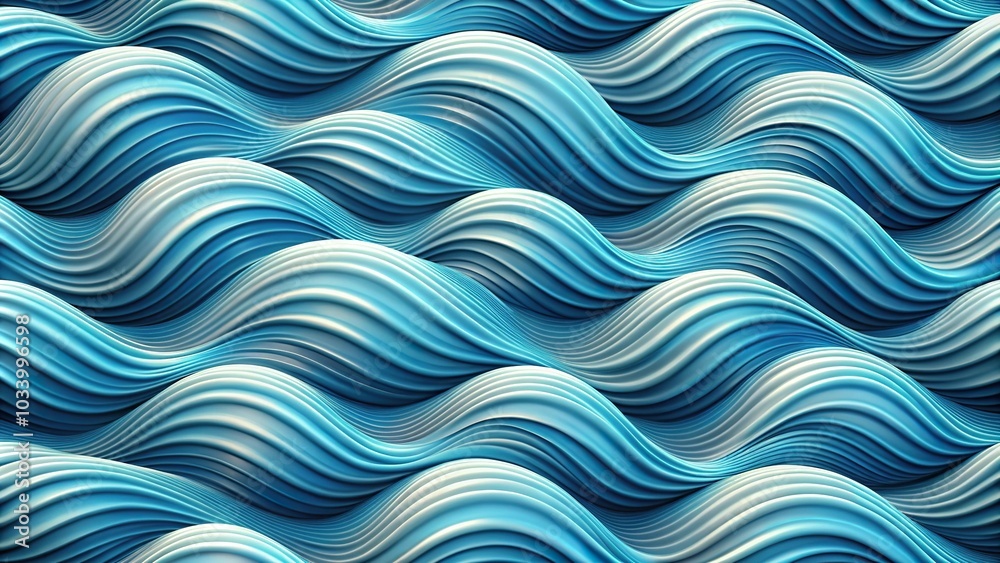 Abstract seamless wave pattern with perfect depth of field Abstract seamless wave pattern with perfect depth of field