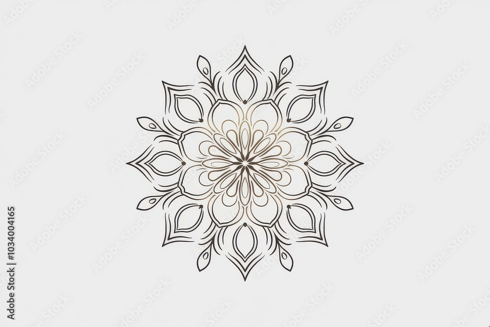 Elegant Black Gold Mandala Design White Background - Ideal Wellness Products, Cultural Events, Spiritual Marketing Materials Elegant Black Gold Mandala Design White Background - Ideal Wellness Products, Cultural Events, Spiritual Marketing Materials