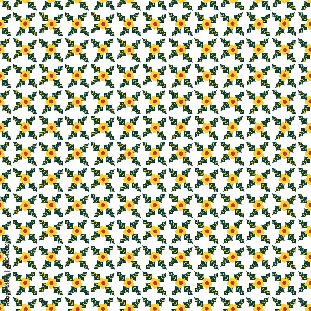 Merry Christmas Holidays Seamless Vector Pattern Design Merry Christmas Holidays Seamless Vector Pattern Design