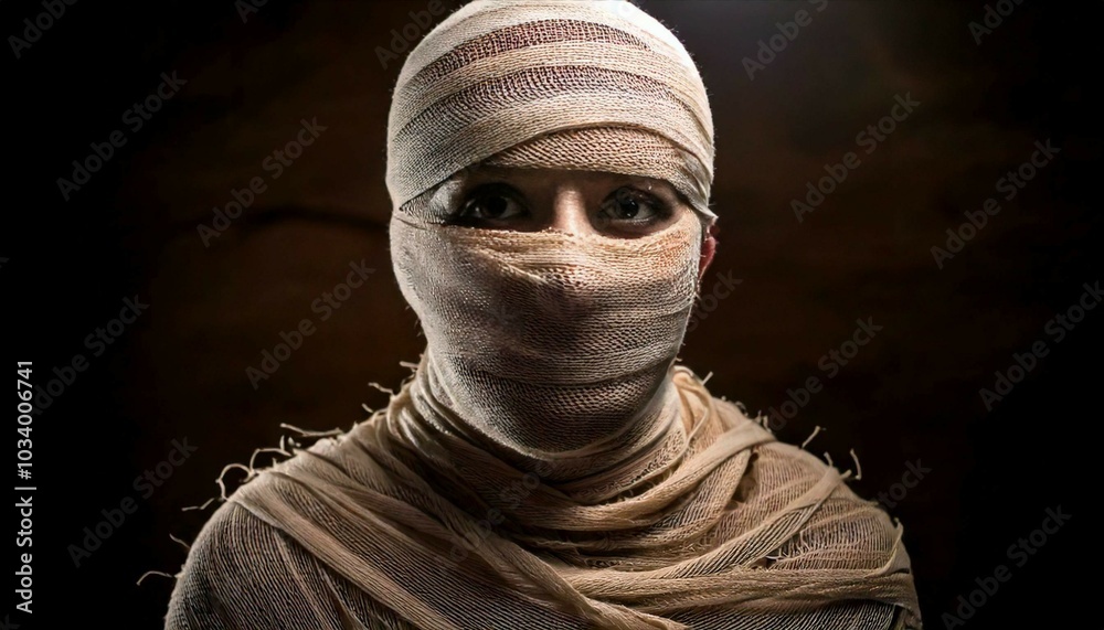 portrait of a person with a mask portrait of a person with a mask