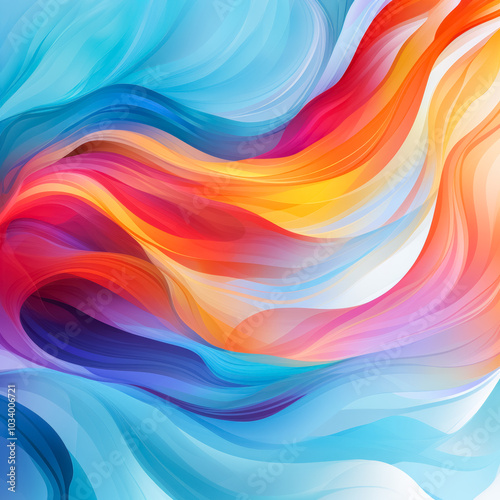 Wallpaper Mural Textur Hintergrund gemalt mit hellen weichen Farben, Generative AI Torontodigital.ca