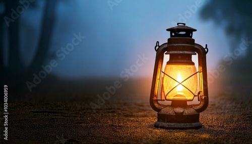 old oil lamp