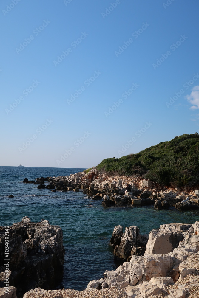 Natural Beauty: Ksamil Rocks from a Boat Natural Beauty: Ksamil Rocks from a Boat